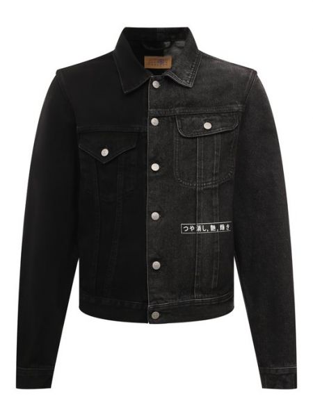 Джинсовая куртка Mm6 черная