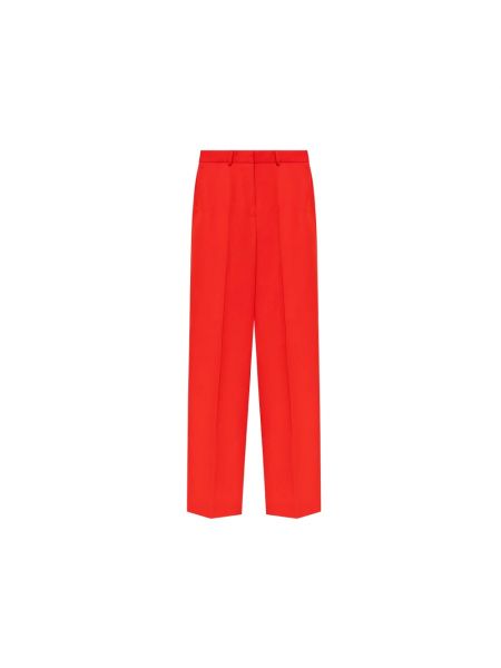 Pantalon plissé Lanvin rouge