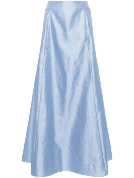 Hodvábna sukňa Staud modrá