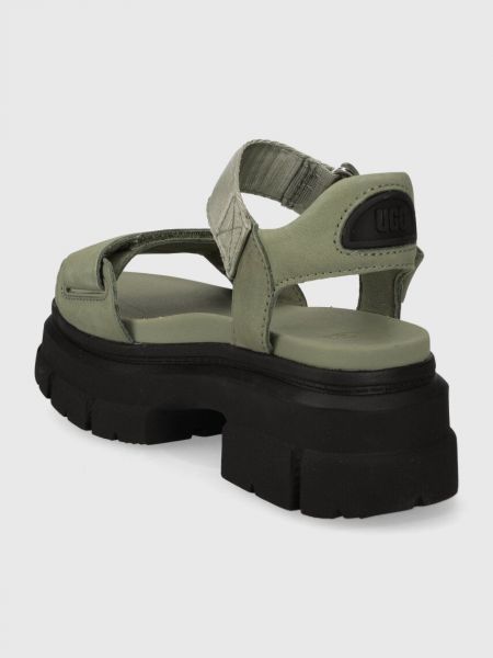 Sandály na platformě Ugg zelené