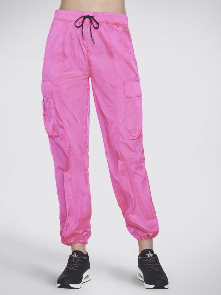 Рожеві нейлонові спортивні штани Skechers