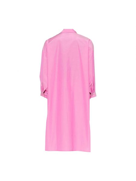 Vestido con cuello de algodón Peserico rosa