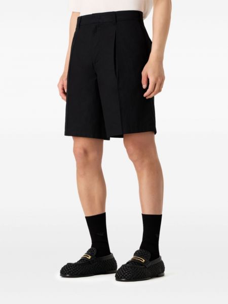 Shorts aus baumwoll ausgestellt Emporio Armani schwarz