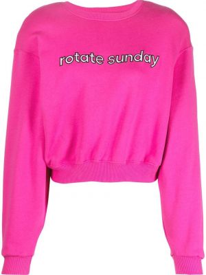 Brodert sweatshirt Rotate rosa