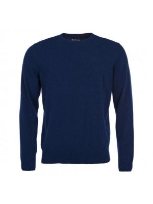 Sweter z okrągłym dekoltem Barbour niebieski
