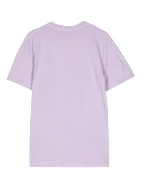 Koszulka bawełniana z nadrukiem Kidsuper fioletowa