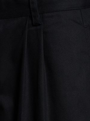 Pantaloni cu croială lejeră Commas negru