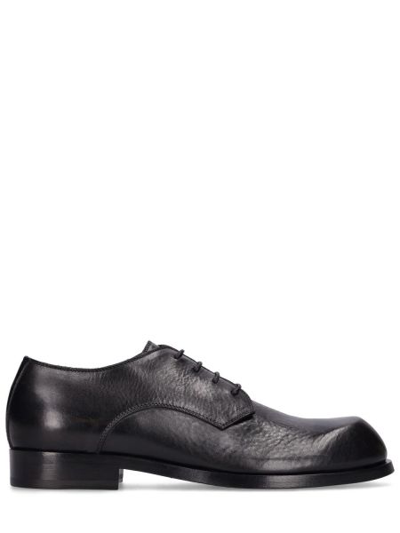 Pantofi cu șireturi din dantelă Mattia Capezzani negru