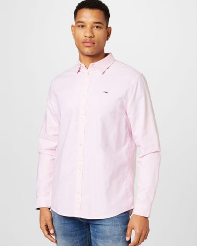 Klasična traper košulja Tommy Hilfiger ružičasta