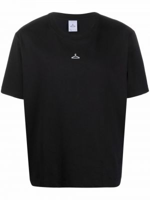 Camiseta de cuello redondo Holzweiler negro