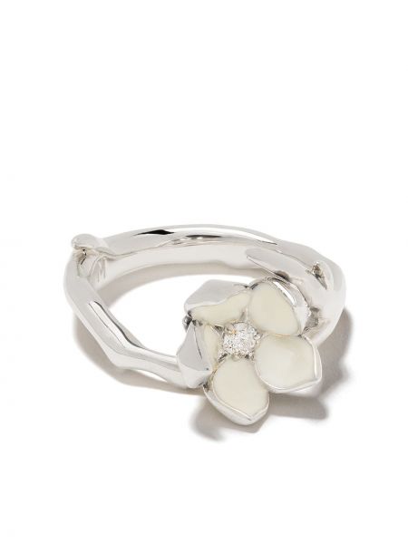 Virágos gyűrű Shaun Leane ezüstszínű