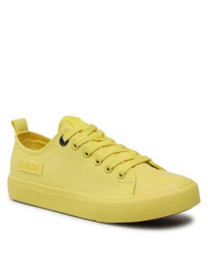 Baskets à motif étoile Big Star Shoes jaune