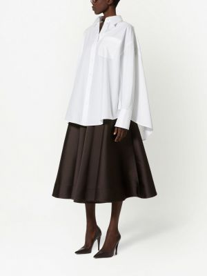 Bluzka bawełniana oversize Valentino biała