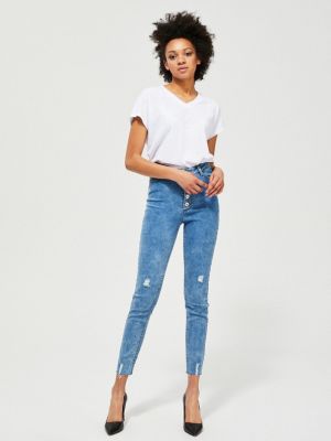 Skinny jeans Moodo blau