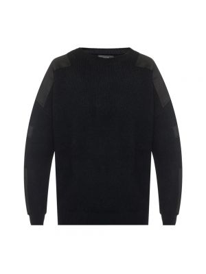 Sweter z naszywkami Amiri czarny