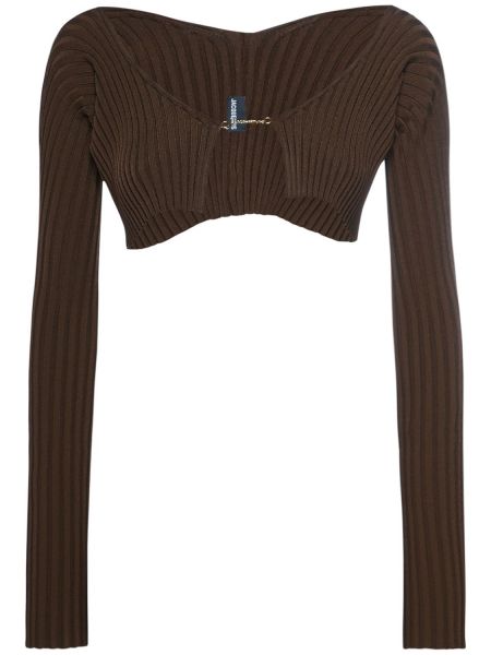 Cardigan Jacquemus brun