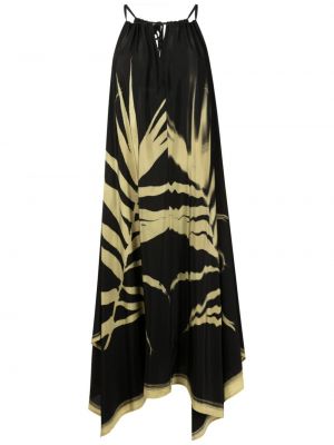 Svilena haljina s printom s apstraktnim uzorkom Lenny Niemeyer