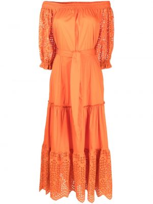 Sukienka długa D.exterior pomarańczowa