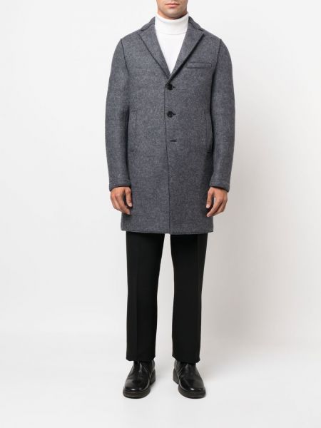 Mantel mit geknöpfter Harris Wharf London grau