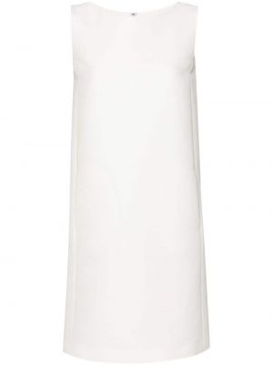 Βαμβακερή φόρεμα Moschino λευκό