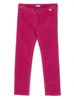 Pantaloni slim fit Il Gufo rosa