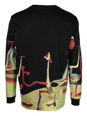 Sweatshirt aus baumwoll mit print Limitato schwarz