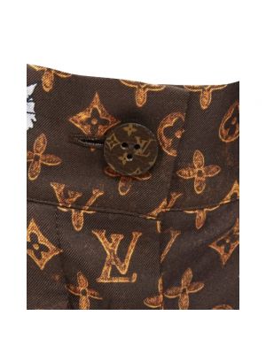 Falda Louis Vuitton Vintage marrón