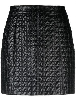 Pikowana mini spódniczka Patou czarna
