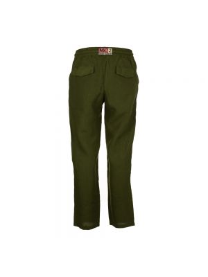 Pantalones rectos Mc2 Saint Barth verde