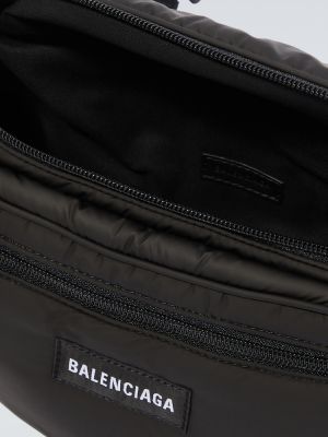 Pásek z nylonu Balenciaga černý