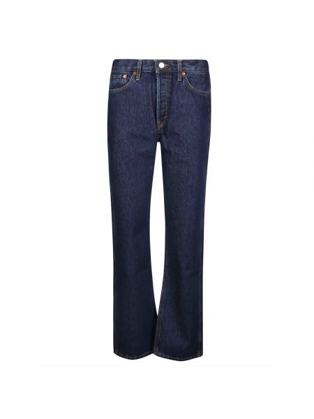 High waist straight jeans ausgestellt Re/done blau