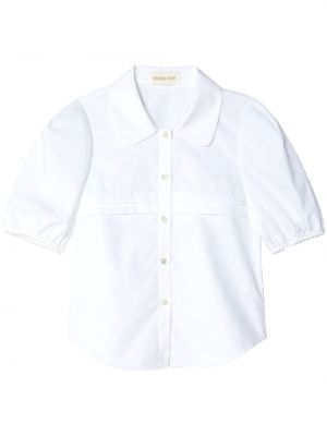Памучна риза Shushu/tong бяло