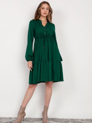 Μακρυμάνικη φόρεμα Lanti πράσινο
