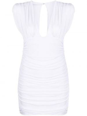 Mini šaty bez rukávů Philipp Plein bílé