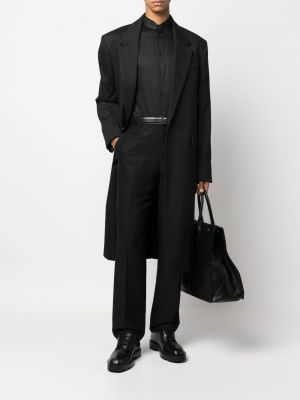 Chemise avec manches longues Giorgio Armani noir