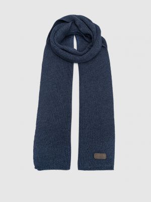 Шерстяной шарф Canali синий
