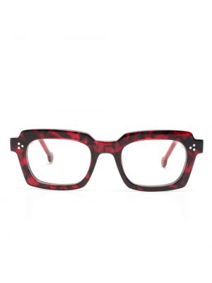 Okulary w abstrakcyjne wzory L.a. Eyeworks czerwone