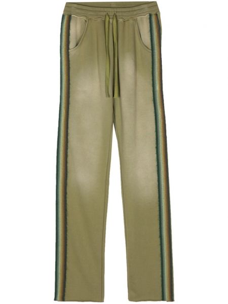 Памучни спортни панталони Alchemist зелено