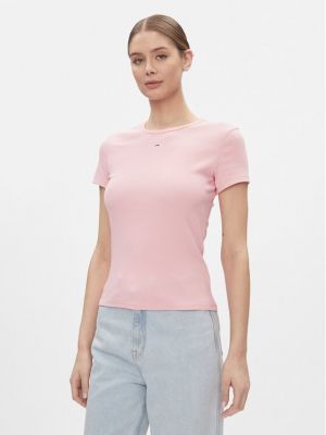 Polo Tommy Jeans rosa