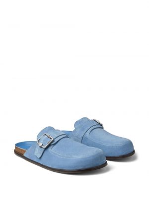 Semišové loafers Jimmy Choo modré