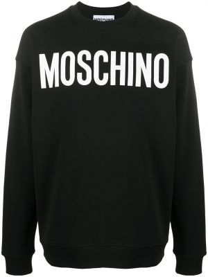 Bluza dresowa z nadrukiem Moschino