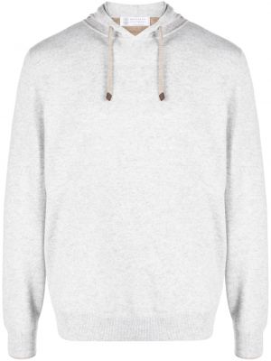 Kašmírový pulovr Brunello Cucinelli šedý