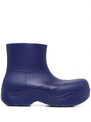 Обувки до глезена Bottega Veneta синьо