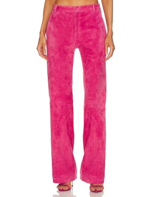 Pantalones de cintura baja Sprwmn rosa