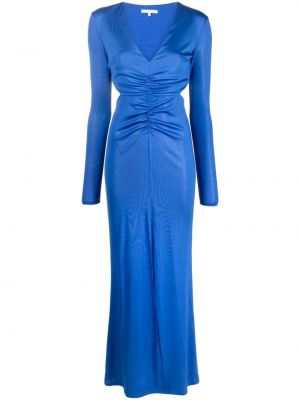 Dlouhé šaty Patrizia Pepe modrá