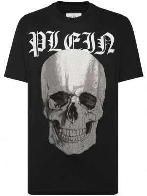 T-shirt en coton en cristal Philipp Plein