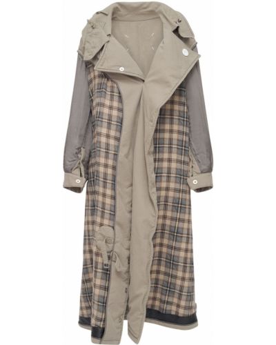 Kostkovaný trenčkot Maison Margiela
