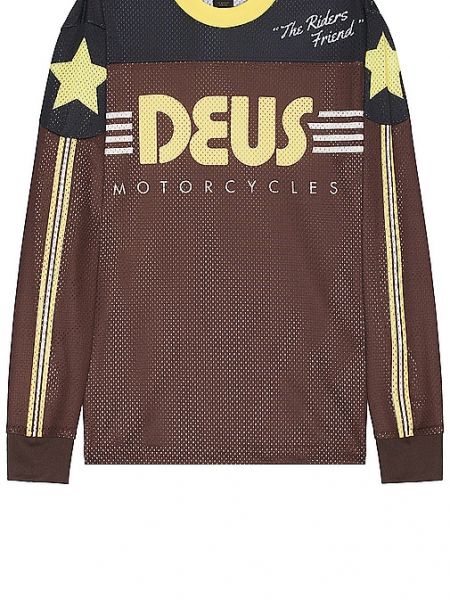 Jersey de tela jersey Deus Ex Machina marrón