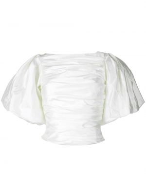 Blusa ajustada Rozie Corsets blanco