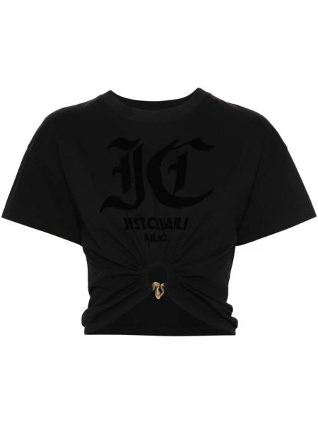 Majica kratki rukavi Roberto Cavalli crna